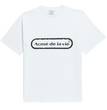 アクメドラビ(acme' de la vie) ADLV NINTENDO LOGO SHORT SLEEVE WHITE