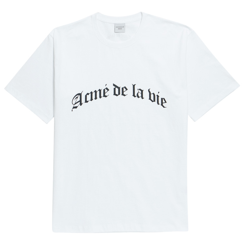 アクメドラビ(acme' de la vie) ADLV REFLECTIVE SHORT SLEEVE WHITE