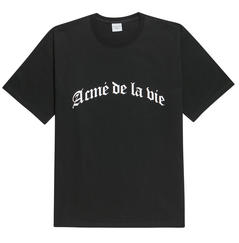 アクメドラビ(acme' de la vie) ADLV REFLECTIVE SHORT SLEEVE BLACK