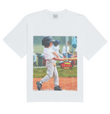 アクメドラビ(acme' de la vie) ADLV WOOPS BASEBALL SHORT SLEEVE T-SHIRT WHITE