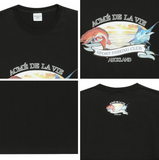 アクメドラビ(acme' de la vie) ADLV FISHING CLUB SHORT SLEEVE T-SHIRT BLACK