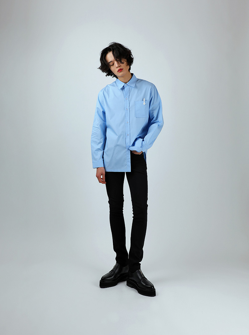베이직 코튼(BASIC COTTON) BASIC Shirts (스카이 블루)