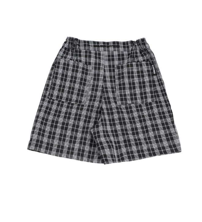 베이직코튼(BASIC COTTON) Basic Shorts + Belt Set (체크)