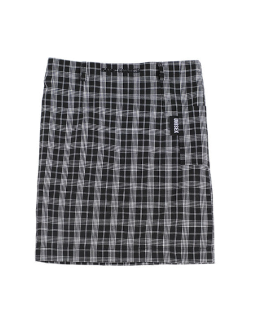 베이직코튼(BASIC COTTON) Basic Skirts + Belt Set (체크)