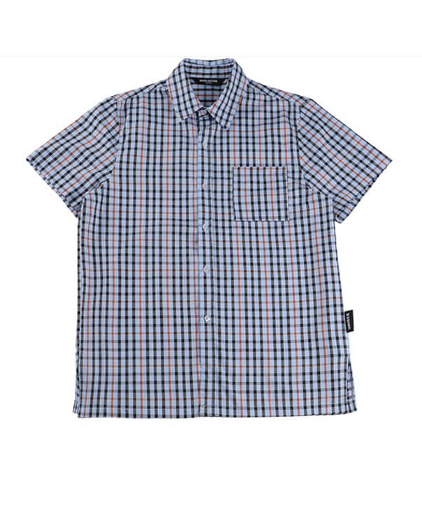 베이직 코튼(BASIC COTTON) BASIC Check Shirts (스카이 블루)