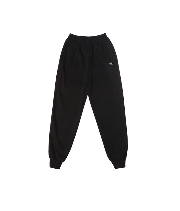 ベーシックコットン(BASIC COTTON) Color Logo Pants (ブラック)