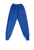 ベーシックコットン(BASIC COTTON) Color Logo Pants (ブルー)