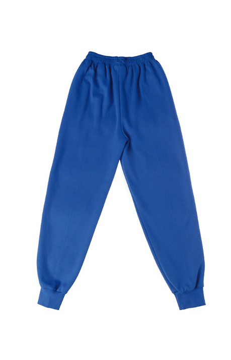 ベーシックコットン(BASIC COTTON) Color Logo Pants (ブルー)