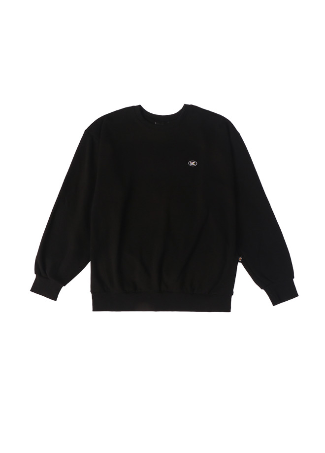 ベーシックコットン(BASIC COTTON) Color Logo スウェット (ブラック)
