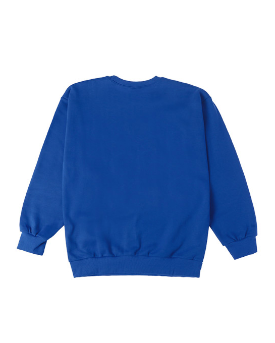 ベーシックコットン(BASIC COTTON) Color Logo スウェット (ブルー)