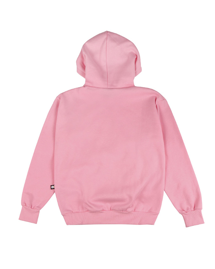 ベーシックコットン(BASIC COTTON) Color Logo パーカー (ピンク)