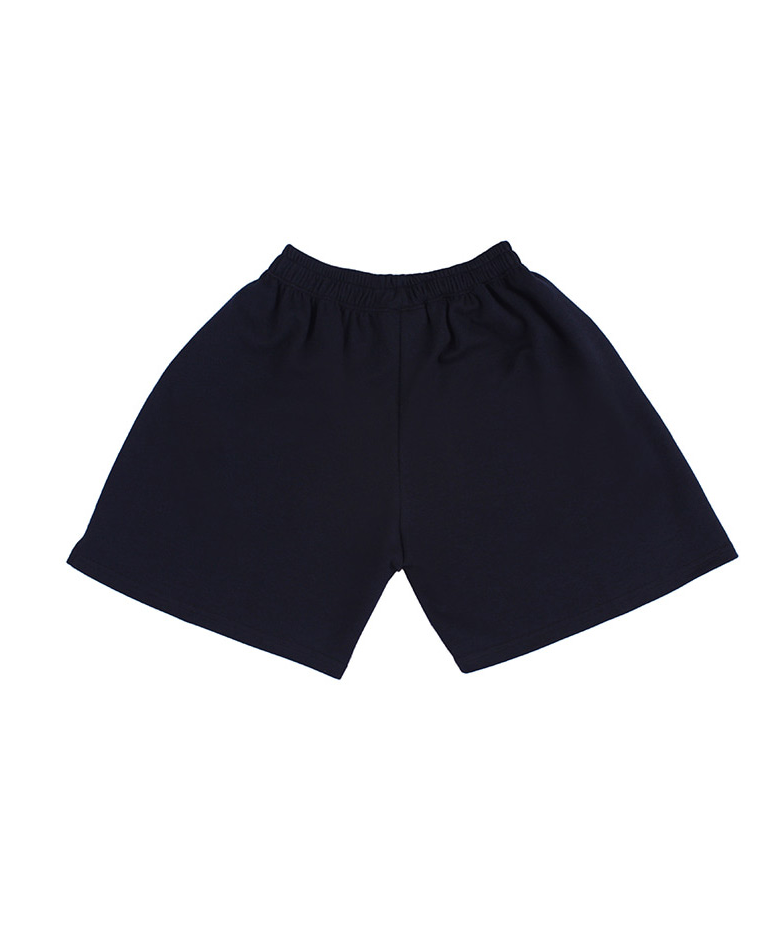 ベーシックコットン(BASIC COTTON) Color Logo Shorts (ネービー)