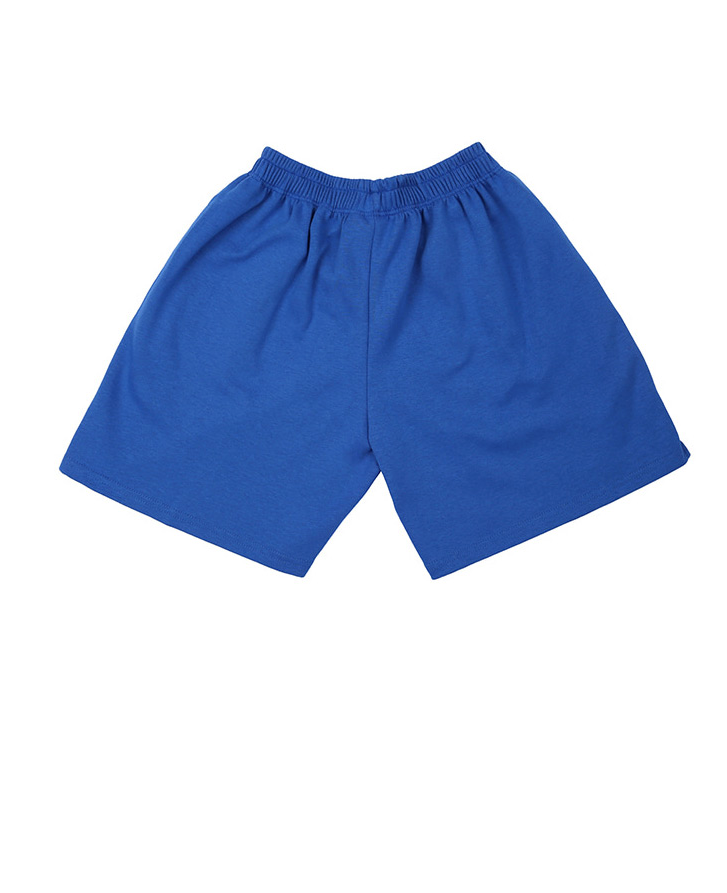 ベーシックコットン(BASIC COTTON) Color Logo Shorts (ブルー)
