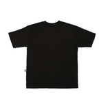 ベーシックコットン(BASIC COTTON) Color Logo T-Shirt (ブラック)