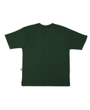 ベーシックコットン(BASIC COTTON) Color Logo T-Shirt (グリーン)
