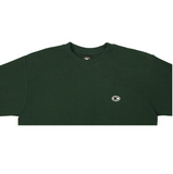 ベーシックコットン(BASIC COTTON) Color Logo T-Shirt (グリーン)