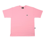 ベーシックコットン(BASIC COTTON) Color Logo T-Shirt (ピンク)