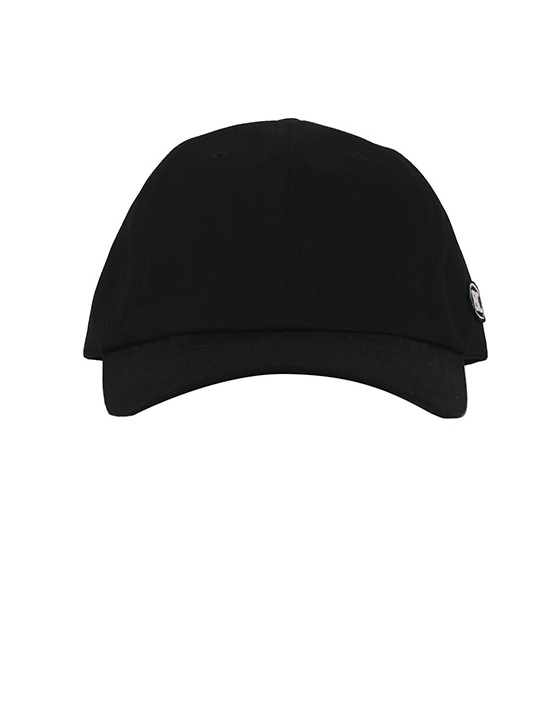 ベーシックコットン(BASIC COTTON) Color Logo Cap (ブラック)