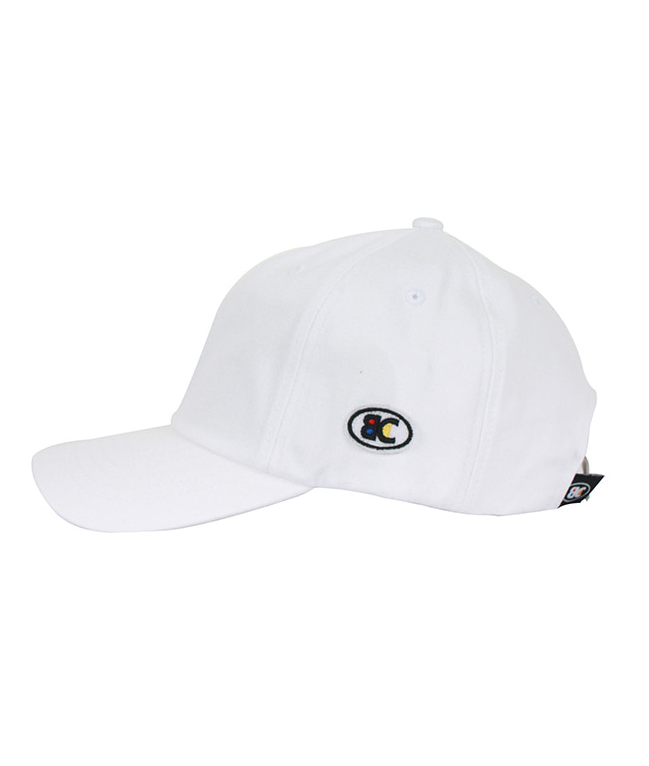 ベーシックコットン(BASIC COTTON) Color Logo Cap (ホワイト)
