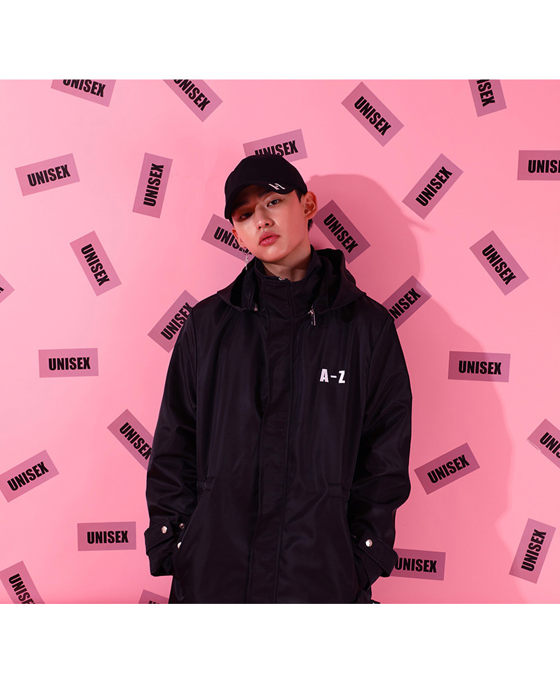 ベーシックコットン(BASIC COTTON) A-Z Coat (ブラック)