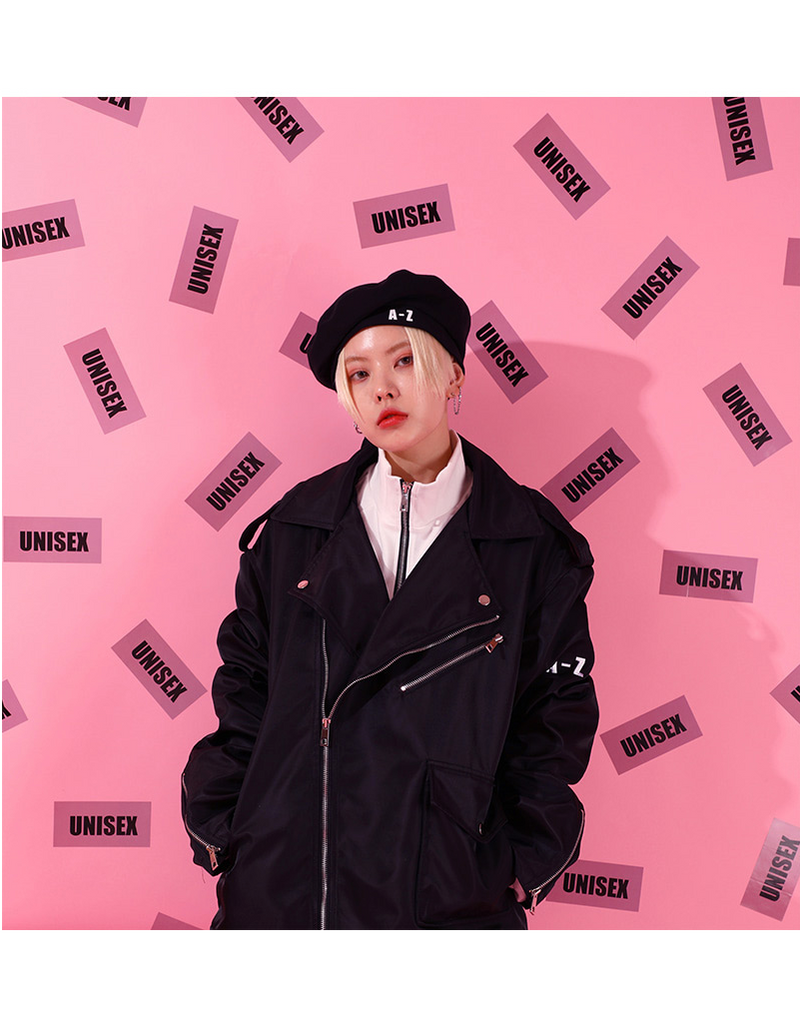 ベーシックコットン(BASIC COTTON) A-Z Jacket (ブラック)