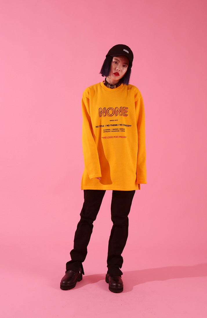 ベーシックコットン(BASIC COTTON) None Top (イエロー)