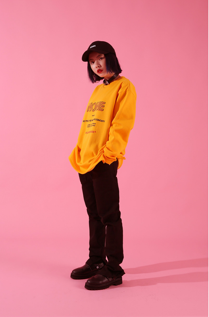 ベーシックコットン(BASIC COTTON) None Top (イエロー)