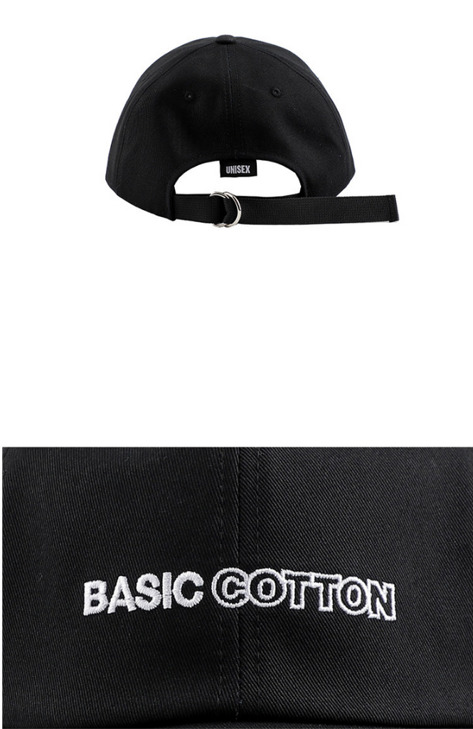 Basic Cap ベーシックコットン(BASIC COTTON) Basic Cap (ブラック) – UNDERSTUDY CLUB