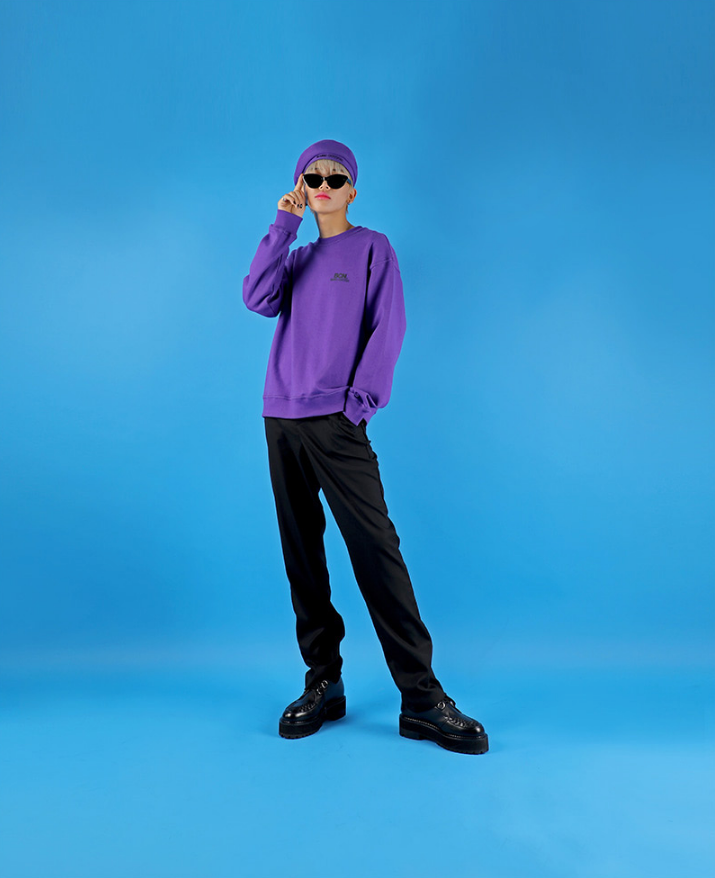 ベーシックコットン(BASIC COTTON) Basic Beret (パープル)