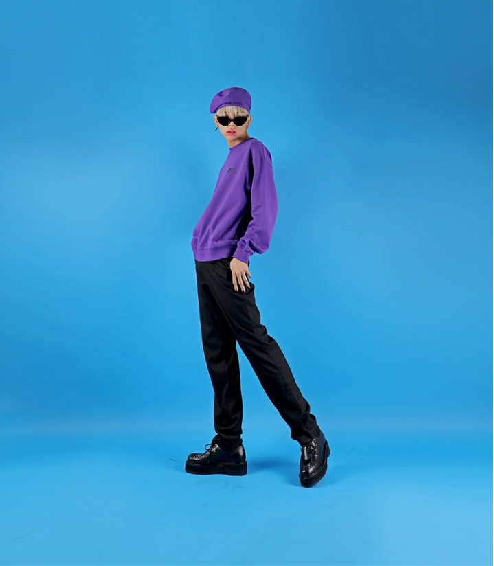 ベーシックコットン(BASIC COTTON) Basic Beret (パープル)