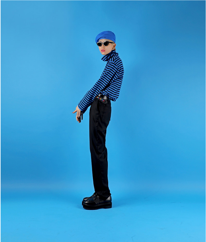 ベーシックコットン(BASIC COTTON) Basic Beret (ブルー)