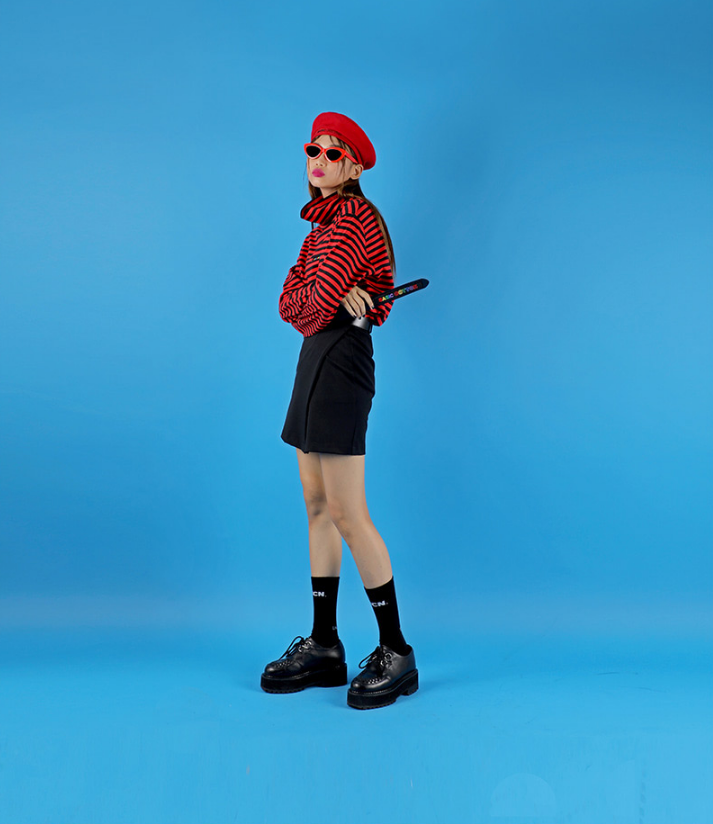 ベーシックコットン(BASIC COTTON) Basic Beret (レッド)