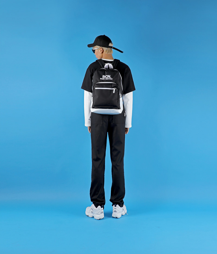 ベーシックコットン(BASIC COTTON) BCN Combi School Bag (ブラック)