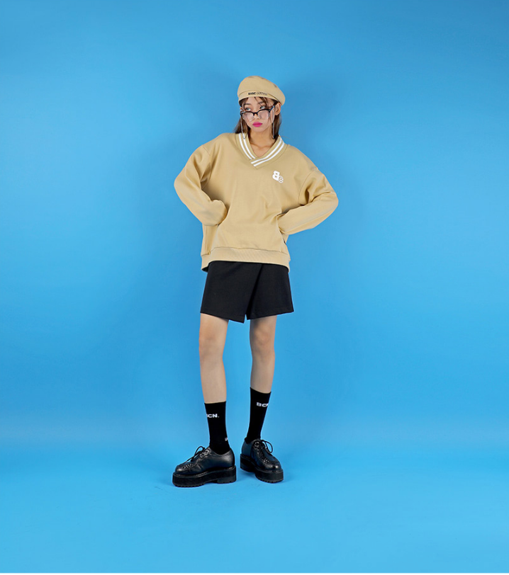 ベーシックコットン(BASIC COTTON) BC V MTM (ベージュ)
