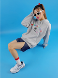 ベーシックコットン(BASIC COTTON) Basic Color Hoodie (グレー)