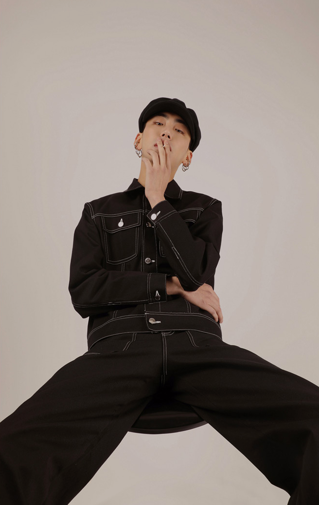 ベーシックコットン(BASIC COTTON) Basic Cap Beret (Black)