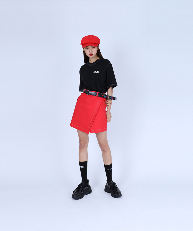 ベーシックコットン(BASIC COTTON) Basic Cap Beret (RED)