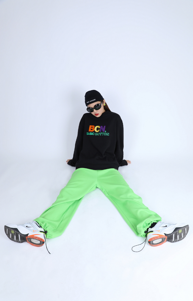 ベーシックコットン(BASIC COTTON) BCN String Pants (グリーン)