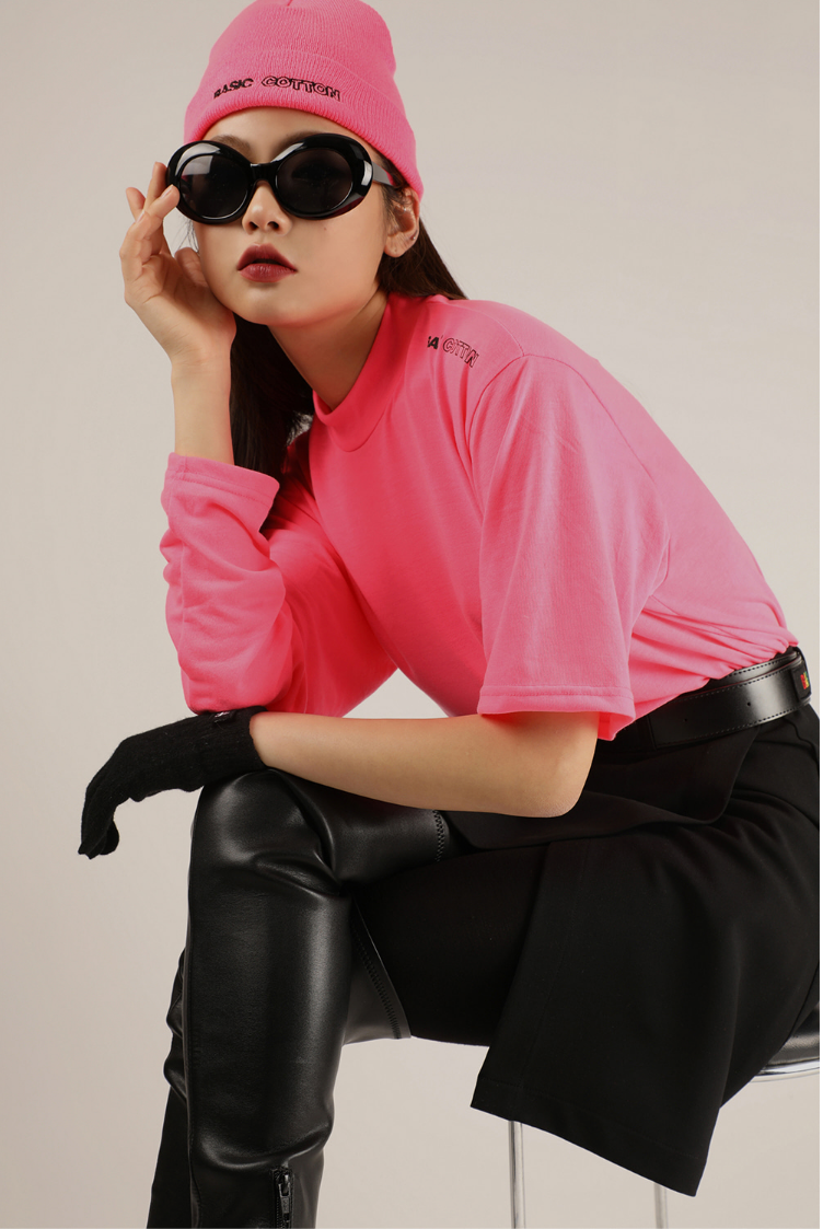 ベーシックコットン(BASIC COTTON) Basic Skirt (ブラック)