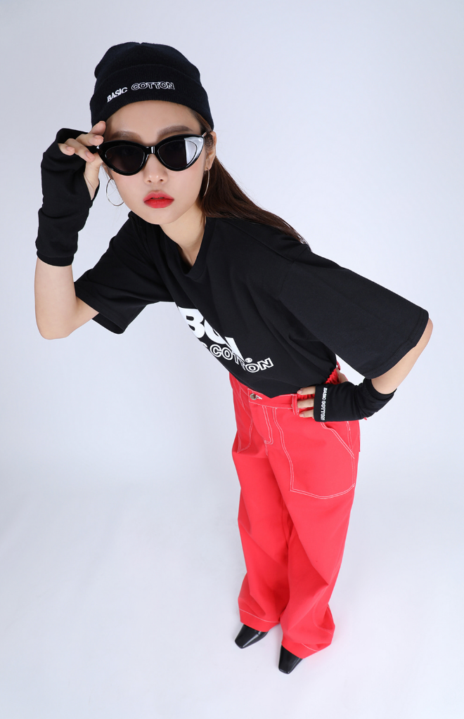 베이직코튼(BASIC COTTON) Basic Stitch Pants (레드)