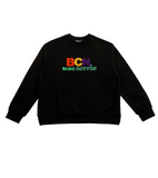 ベーシックコットン(BASIC COTTON) BCN COLOR Sweatshirt (BLACK)
