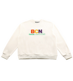 ベーシックコットン(BASIC COTTON) BCN COLOR Sweatshirt (WHITE)