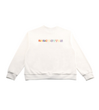 ベーシックコットン(BASIC COTTON) BCN COLOR Sweatshirt (WHITE)