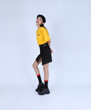 ベーシックコットン(BASIC COTTON) BCN STITCH HALF TOP YELLOW