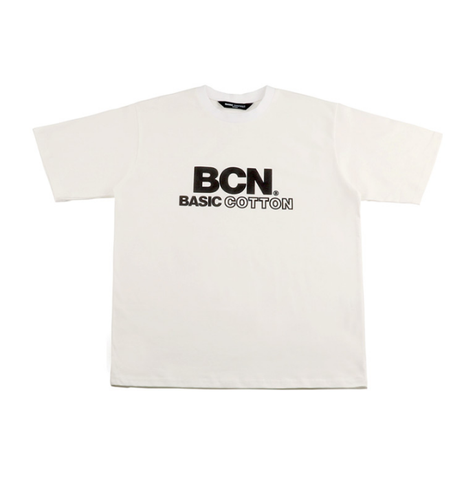 ベーシックコットン(BASIC COTTON) BCN HALF TOP (WHITE)