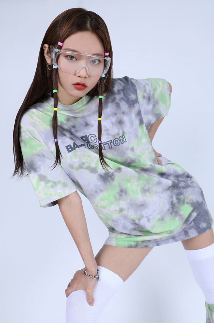 ベーシックコットン(BASIC COTTON) BC WATER HALF TOP (GREEN)