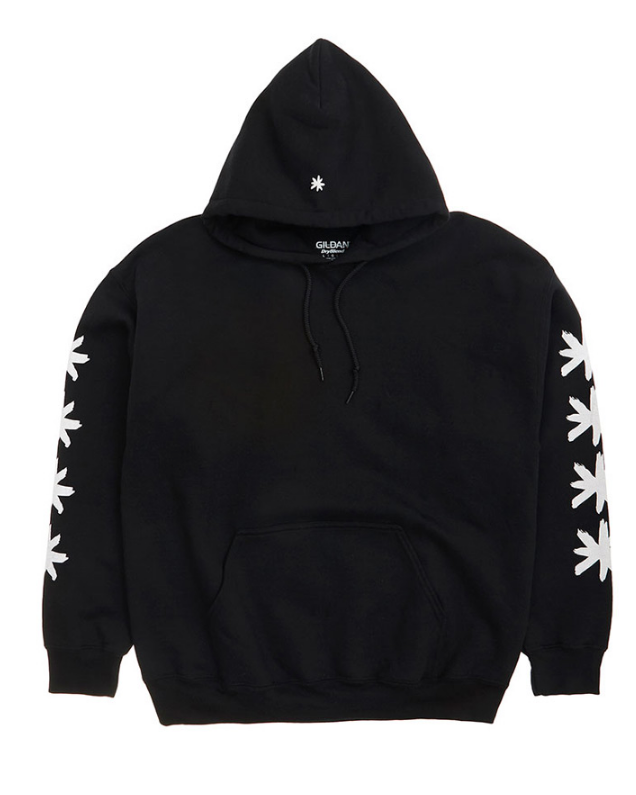 ブラックブロンド(BLACKBLOND) BBD Side Star Hoodie (Black)