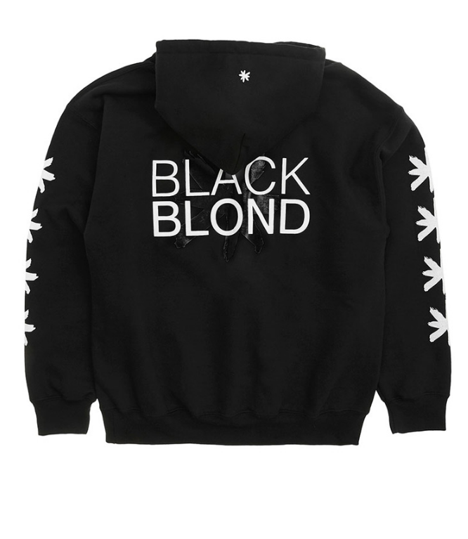 ブラックブロンド(BLACKBLOND) BBD Side Star Hoodie (Black)