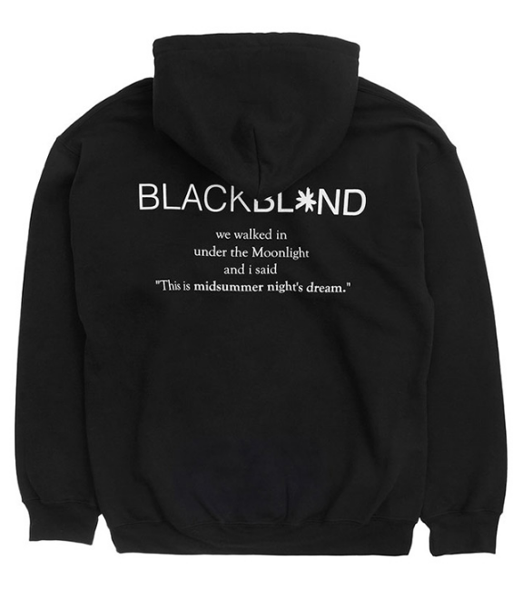 ブラックブロンド(BLACKBLOND) BBD Letter Hoodie (Black)