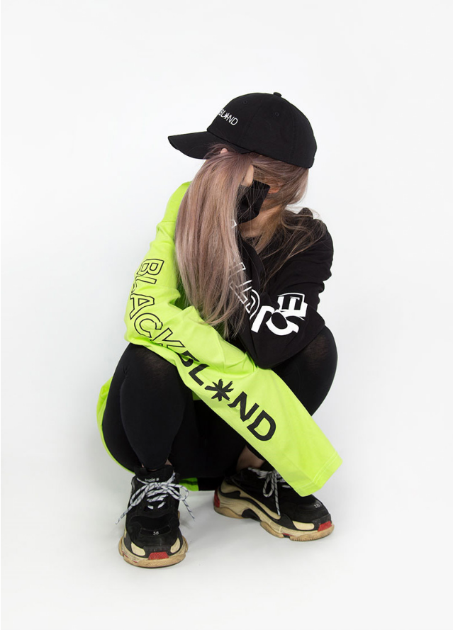 ブラックブロンド(BLACKBLOND) BBD Basic Logo Cap (Black/White)